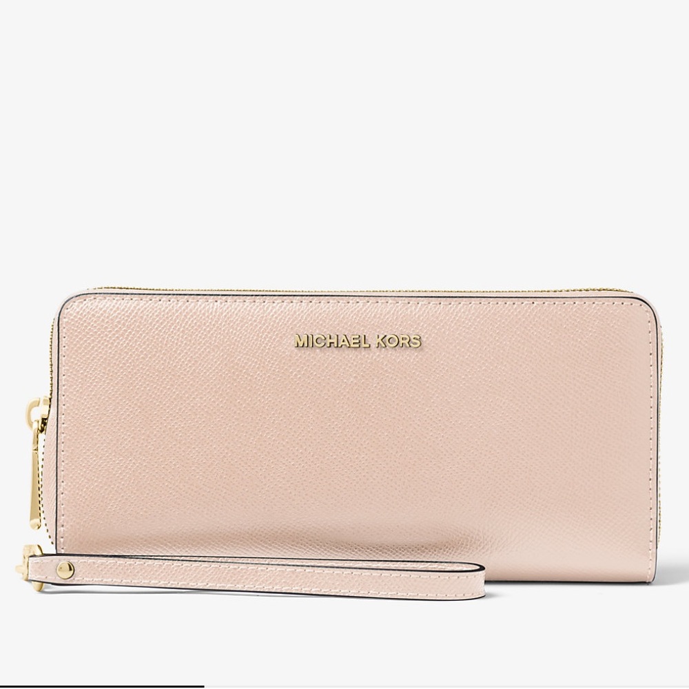 Michael kors  Leather Continental Wristlet wallet